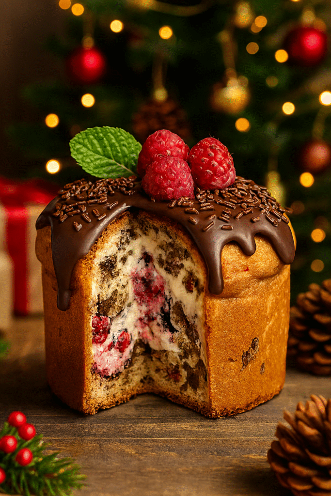 Panetone Recheado de Sorvete – Sobremesa de Natal Gelada